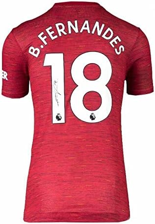 Bruno Fernandes İmzalı Manchester United Forması-2020-2021, 18 Numara-İmzalı Futbol Formaları