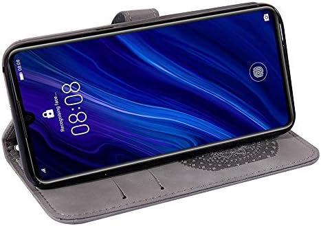CHENZHIQIANG Cep Telefonu Kılıfı ıçin Büyük Huawei P30 Preslenmiş Baskı Desen Yatay Çevir PU Deri Kılıf Tutucu ve Kart Yuvaları