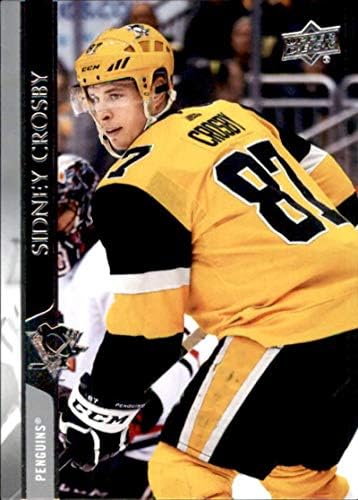 2020-21 Üst Güverte Serisi 2 Hokey 391 Sidney Crosby Pittsburgh Penguins Resmi NHL UD Ticaret Kartı (Stok Fotoğraf Kullanılmış,