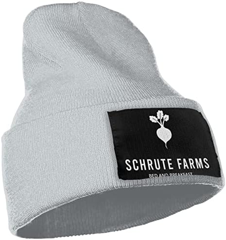 Schrute Çiftlikleri Pancar Yatak ve Kahvaltı 6 Bere Şapka Kış Kafatası Kap Hımbıl Bere Kap Erkekler Kadınlar için