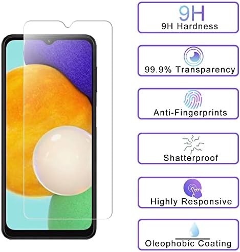 (3 Paket) Samsung Galaxy A13 5G Ekran Koruyucu, Sapnio 9 H Sertlik Temperli Cam Kendinden yapışkanlı Anti-scratch Kabarcık Ücretsiz