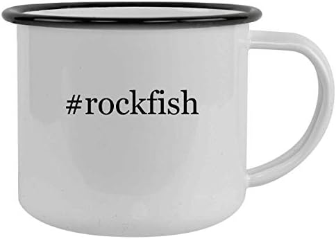 rockfish - 12oz Hashtag Kamp Kupa Paslanmaz Çelik, Siyah