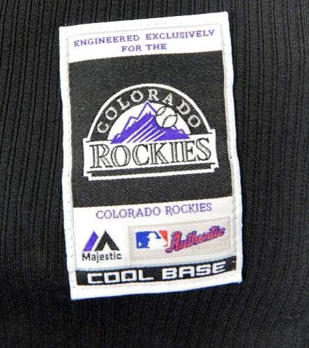 2014-15 Colorado Rockies 31 Oyun Kullanılan Siyah Jersey BP ST DP01992 - Oyun Kullanılan MLB Formalar