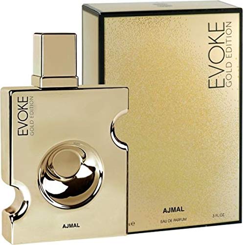 Erkekler için Evoke Gold EDP-Eau de Parfum 90 ML (3.0 oz) / Arap Parfümeri / Biber ve Neroli ile Taze ve Baharatlı Açılış, Orris