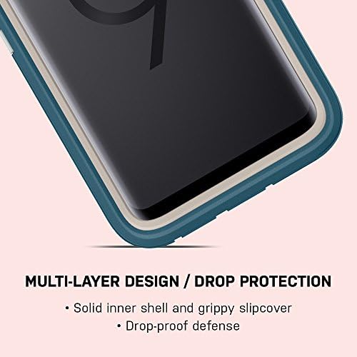 Samsung Galaxy S9 + için OtterBox DEFENDER SERİSİ Kılıf-Perakende Ambalaj-MOR BULUTSUSU (WİNSOME ORKİDE / GECE MORU)