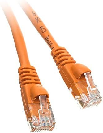 ACL 6 İnç RJ45 Snagless / Kalıplı Önyükleme Turuncu Cat6 Ethernet Lan Kablosu, 1 Paket
