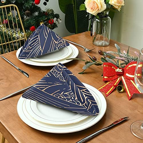 Aile Yemekleri, Düğünler, Mutfak, Şükran Günü, Noel, Partiler için YUEND Saten Kumaş Peçeteler (20 x 20 İnç) - Vintage Japon