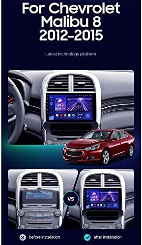 GGBLCS Android 10.0 Çift Din Kafa Araba Radyo için Chevrolet Malibu 8 2012-2015 Araba Stereo GPS Navigasyon Dokunmatik Ekran