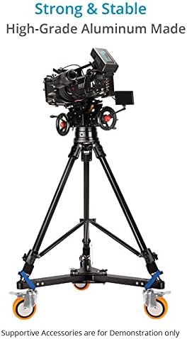 PROAIM Çapa Ağır Stüdyo Kamera Dolly için Ağır Tripodlar, Hazretleri ve Vinçler kadar 500 kg/1100lb | Parça Uyumlu | Profesyonel