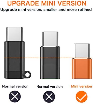 USB Tip C Adaptörü, JXMOX (4'lü Paket) Mikro USB Dişi USB C Erkek Dönüştürme Konektörü Hızlı Şarj Samsung Galaxy S10 S9 S8 Plus,Not