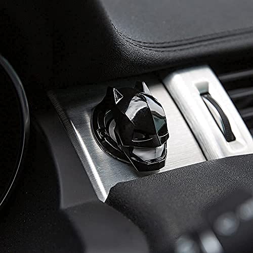 Araba Çalıştırma Halkası Araba Motoru Çalıştırma Düğmesi Koruma Kapağı 3D ABS GM Kontak Anahtarı Dekoratif Kapak (Siyah)