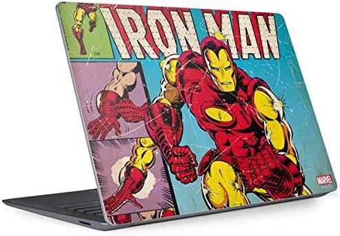 Skinit Çıkartması Laptop Cilt Yüzey Laptop ile Uyumlu 3 13.5 in - Resmen Lisanslı Marvel / Disney Marvel Comics Ironman Tasarım