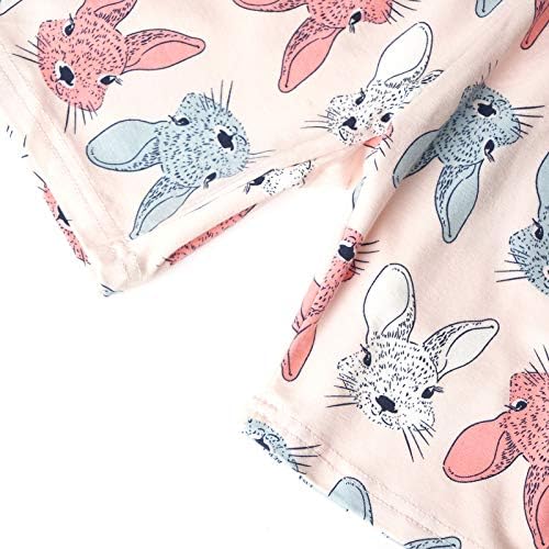Yürüyor Çocuk Erkek Bebek Kız Paskalya Kıyafetler Bunny Giyim Seti Kısa Kollu T Gömlek Tops ve Şort 2 Adet Günlük kıyafetler