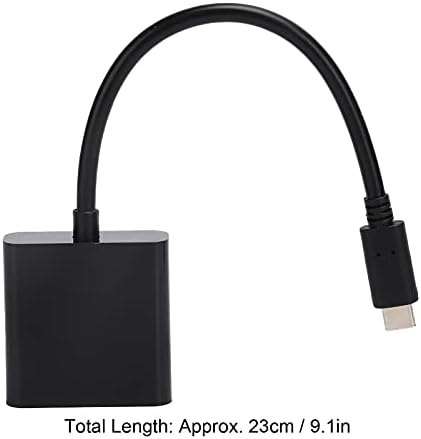 Alışveriş Çılgınlığı USB Video Adaptör Kablosu, 10 Gbps USB 3.1 VGA Dönüştürücü Monitör Kadın için Akıllı Telefonlar için Laptop