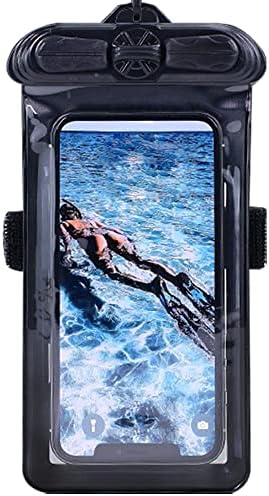 Vaxson Telefon Kılıfı Siyah, Garmin ECHOMAP ile Uyumlu UHD 63cv 65cv 6 Su Geçirmez Kılıfı Kuru Çanta [Değil Ekran Koruyucu Film