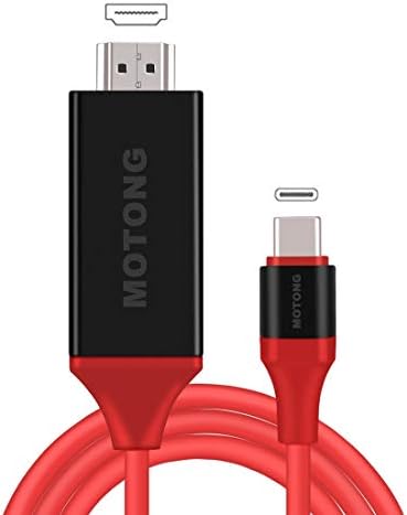 USB C-HDMI Erkek Kablo 6.6 ft( 4K@30Hz), MOTONG USB Tip C-HDMI MacBook için kablo Pro 16 2019/2018/2017, MacBook Air / iPad Pro