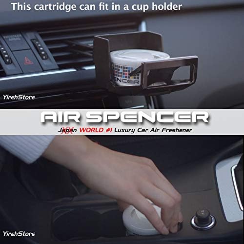 Air Spencer Kartuş 3x Squash (A9) ve 2x Clear Squash (A24) koku, Ağır Hizmet Tipi, Son Uzun, JDM Eikosha Japonya Araba Hava Spreyi