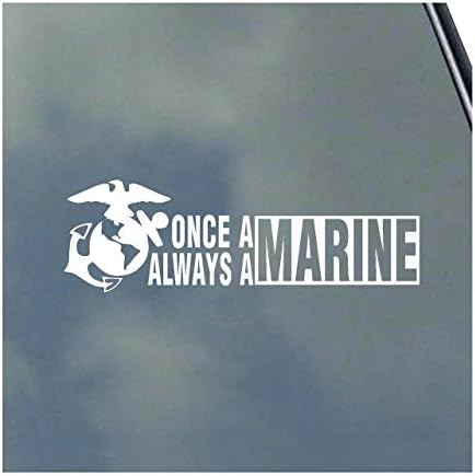 Bir kez bir Deniz Her Zaman bir Deniz Vinil Sticker Çıkartma ABD Veteran Corp Veteran