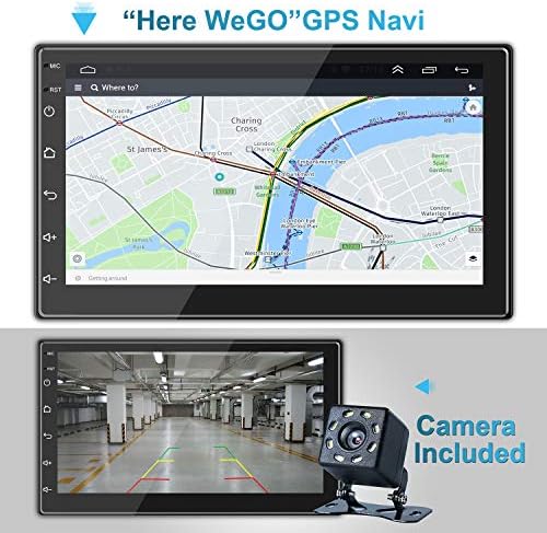 ANKEWAY 7 İnç Çift DİN Araba Stereo Android 10.1 Sürümü [2G + 16G] GPS Navigasyon ile HiFi + WiFi + Bluetooth/ RDS + FM, 1080