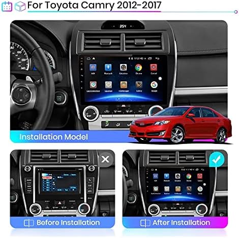 gaoweipeng Araba Radyo Stereo Android 10.0 Camry 2012-2017 için Kafa Ünitesi GPS Navigasyon Multimedya Oynatıcı Sat nav ile Dokunmatik