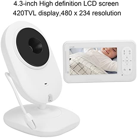 Video bebek Monitörü, Müzik Fonksiyonu Veri Koruma Gece Görüş Fonksiyonu Bebek Monitörü 4.3‑inç Yüksek Çözünürlüklü LCD Ekran