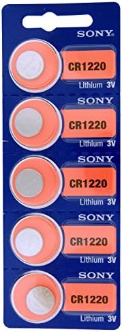 Gözyaşı Şeridinde 150 Sony CR1220 3 Volt Lityum Madeni Para Pil Paketi-Toplu Paket