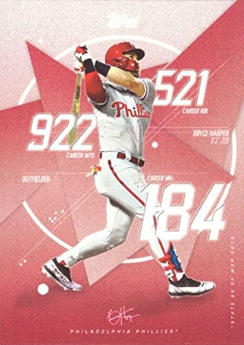 2019 Topps Sınırlı Sayıda B Bryce Harper Philadelphia Phillies Beyzbol Kartı-Sadece 1,348 yapıldı!