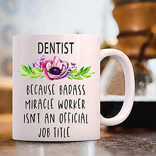 bobauna Diş Hekimi Hediye Diş Hijyenist Kahve Kupa Diş Ofis çay Bardağı Takdir Hediye için DH Diş Hekimi Yardımcısı Diş Profesyonel