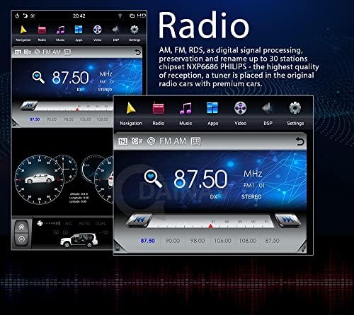 KiriNavi Araba Stereo Radyo ıçin Peugeot 308 -2019 Andriod 10 4 çekirdekli GPS Navigasyon Bluetooth ıle 9.7 ınç HD Dokunmatik
