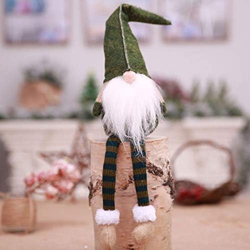 JJKFQ Noel Süslemeleri Küçük Orman Yaşlı Adam Avrupa ve Amerikan Tarzı Meçhul Bebek Asılı Bacaklar Bebek pencere dekorasyonu