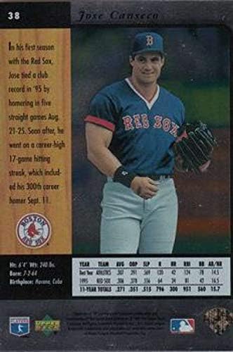 1996 SP 38 Jose Canseco Boston Red Sox (Üst Güverte) MLB Beyzbol Kartı NM-MT