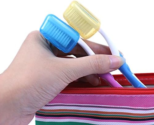 Ladaidra Diş Fırçası Başkanı Kapak Kılıf Seyahat Zammı Kamp Depolama Koruyucu Plastik Tutucu Temizle Rastgele Renk