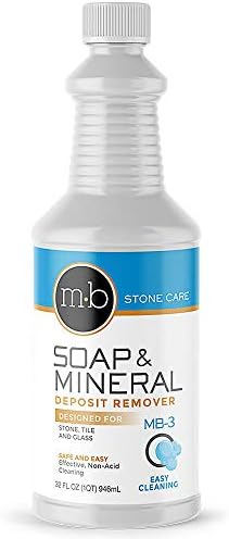 MB Stone Care-MB - 3 Beton, Granit, Mermer, Kireçtaşı, Traverten, Kuvarsit, Serpantin ve Terrazzo Temizliği için Sabun, Maden