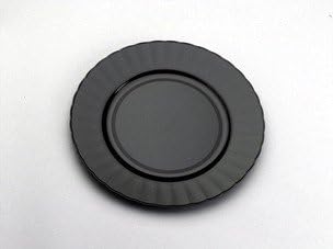 Royal Plasticware, PW2038, 10,25 İnç, Klasik Plaka, Siyah