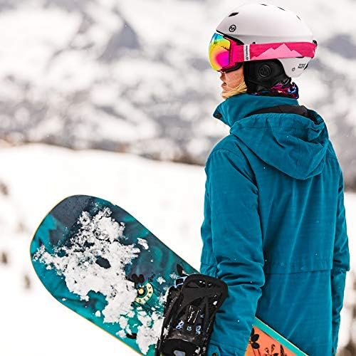 OutdoorMaster Kelvin Kayak Kaskı-Erkekler, Kadınlar ve Gençler için Snowboard Kaskı