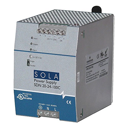 Sola / Hevı-Duty SDN20-24-100C DC Güç Kaynağı, 24 VDC, 20 Amp, 60 Hz