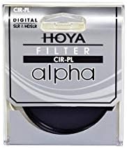 Hoya 82mm Alfa Dairesel Polarize Filtre, siyah