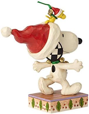 Jim Shore Snoopy'nin Jingle Bells Heykelcikli Enesco Fıstığı, 6.25, Çok Renkli