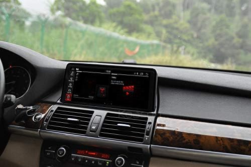 Koason E70 E71 2007-2010 10.25 Siyah Ekran Monitör Android 9.0 Autoradio Video Medya Oynatıcı GPS Navigasyon BMW X5 X6 X5M X6M