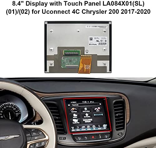 8.4 Ekran LA084X01 Sayısallaştırıcı ile Chrysler, Dodge, Jeep Radyo Navigasyon ile uyumlu