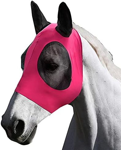 Atlar için Sinek Maskeleri, Süper Konfor At Sinek Maskesi Elastikiyet Sinek Maskesi Kulakları ile UV Koruma için At-Piyano