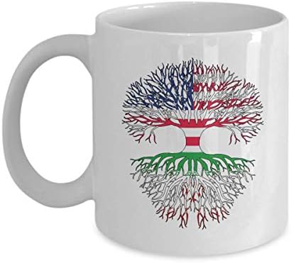 Farsça Kökleri Amerikan Yetiştirilen Kahve Kupa 11 oz 15 oz Beyaz Sevimli Sadık Hediye Çay Bardak