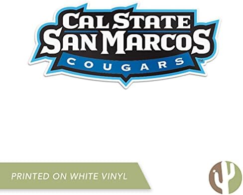 Cal State San Marcos Üniversitesi Kaliforniya Cougars CSUSM Vinil Çıkartması Dizüstü Su Şişesi Araba Karalama Defteri (Sticker-00022)