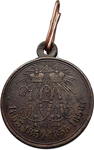 1856 bilinmeyen 1856 Rusya Madalyası Nicolas I ve Alexander II M Mezhep_in_description İyi