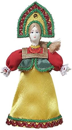 danila-hediyelik eşya Rus el yapımı porselen geleneksel halk kostüm bebek 7.5 06-22