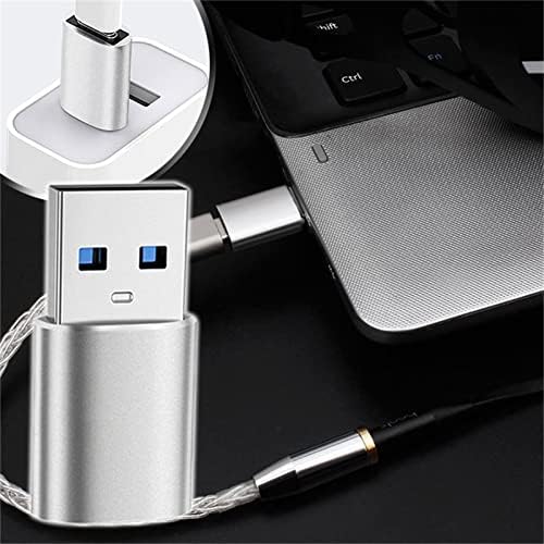 YUUAND 3 ADET USB Tip-C USB C Dişi USB A Erkek Adaptör Tipi C Şarj Fişi Güç Dönüştürücü Uzun