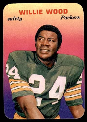 1970 Topps 10 Willie Wood Green Bay Packers (Futbol Kartı) NM Packers USC