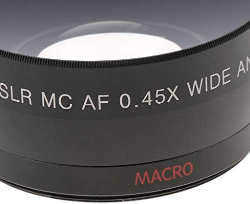 Almencla 58mm 0.45 X Süper Geniş Açı Lens + Olympus Pentax Dijital Kameralar ve Kameralar için