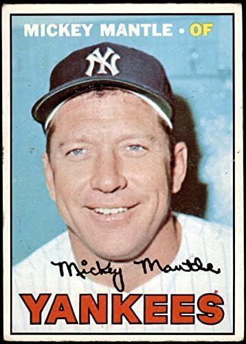 1967 Topps 150 Mickey Manto New York Yankees (Beyzbol Kartı) VG Yankees