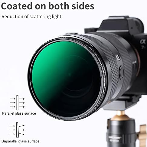 K & F Konsept 55mm ND8 Lens Filtre ve CPL Dairesel Polarize Filtre 2 in 1 için Kamera Lens ile 28 Çok Katmanlı Kaplamalar, Hidrofobik,